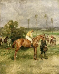 Vor dem Start, 1890